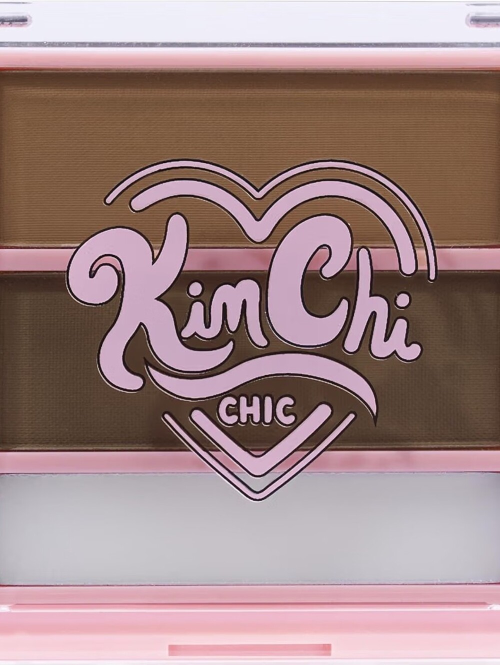 KimChiChic Beauty Kimbrowly Eyebrow Powder Duo with Brow Wax Medium Deep NIB